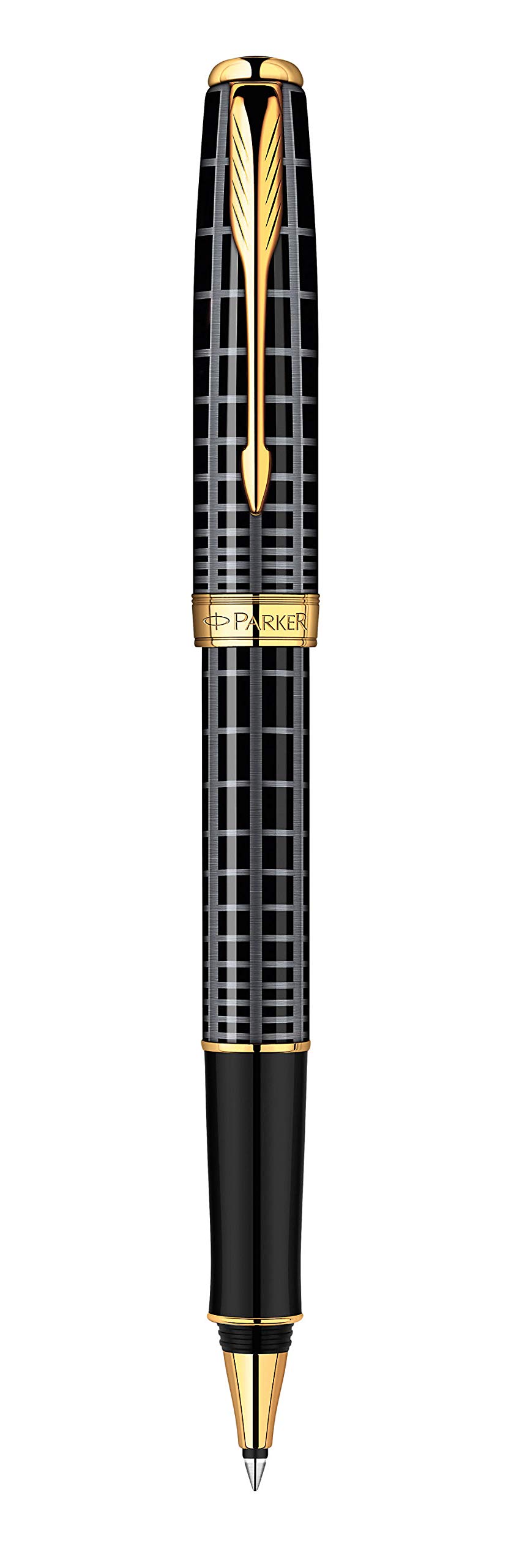Parker Sonnet Dark Grey GT Gold Trim Rollerball Pen S0912460