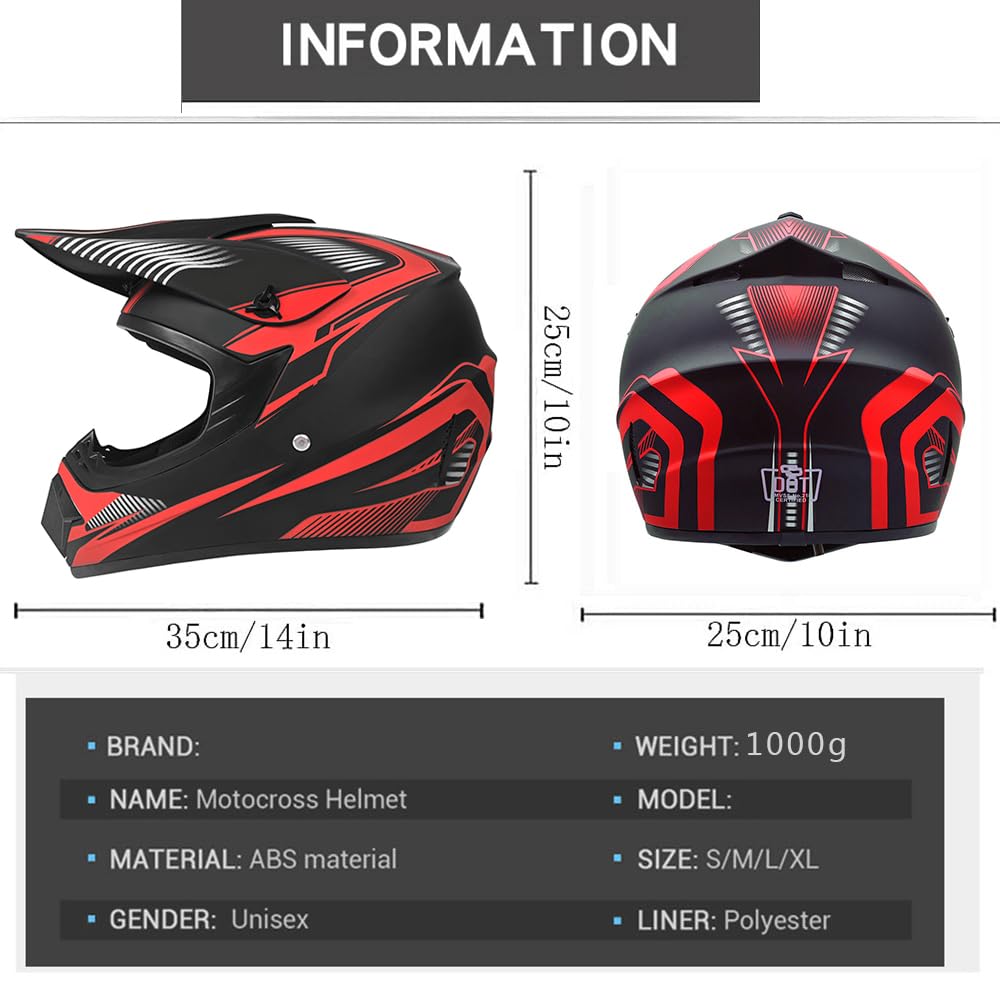 Casco Moto Per Bambini E Ragazzi - Certificato DOT/ECE, Design Colorato, Per Bici, Scooter E ATV - Foto 2