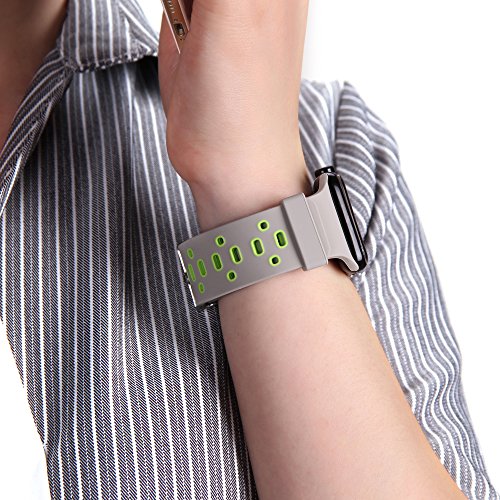 Pantheon Compatible Apple Watch Band 38mm 40mm Series SE 6 5 4 3 2 1 Silicone Sport Band Waterproof Compatible iWatch Bands for Men and Women by Pantheon - Image 4