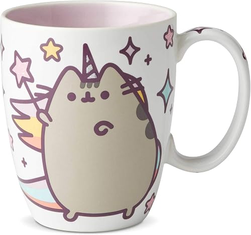 Pusheen by Our Name is Mud “Pusheenicorn” Stoneware Coffee Mug, 12 oz.