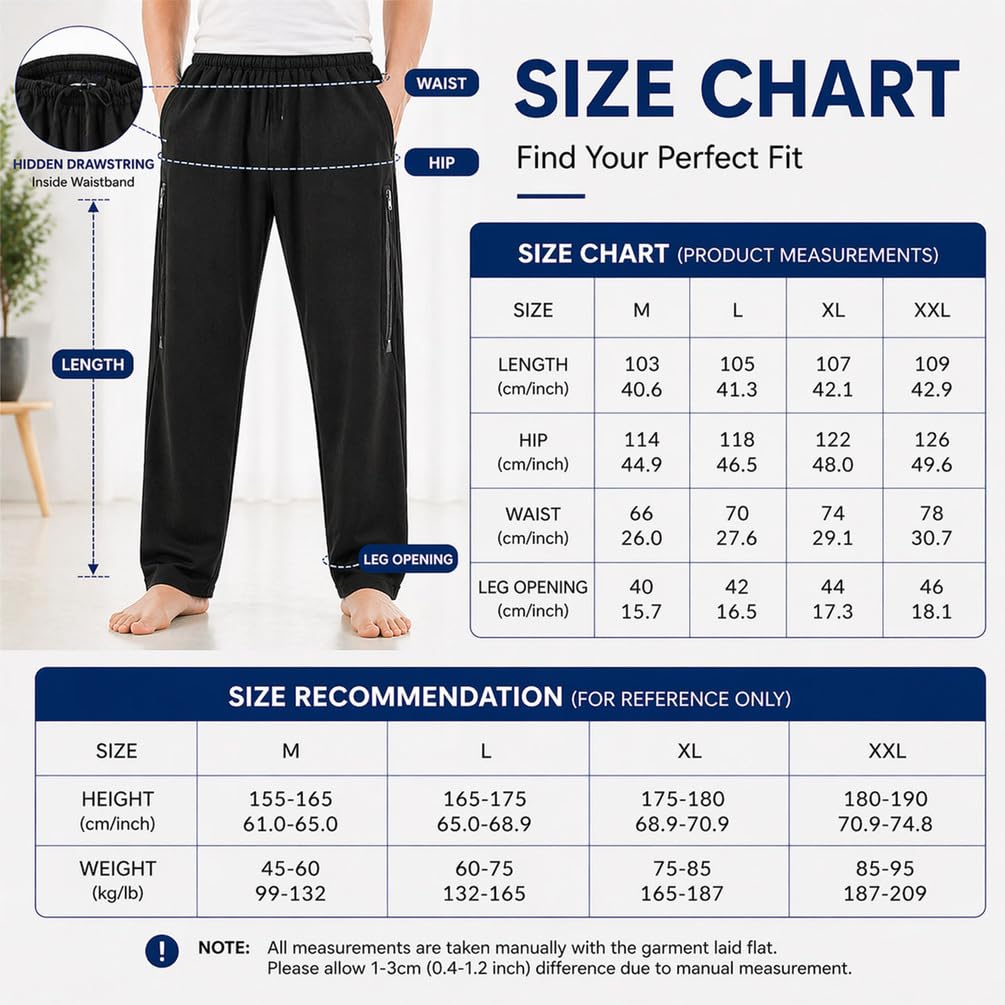 Pantaloni Porta-Sacca per Urina con 2 Tasche con Cerniera, Pantaloni Porta-Catetere per Incontinenza, Pantaloni Porta-Sacca per Urina, per Nefropatia, Nefrostomia