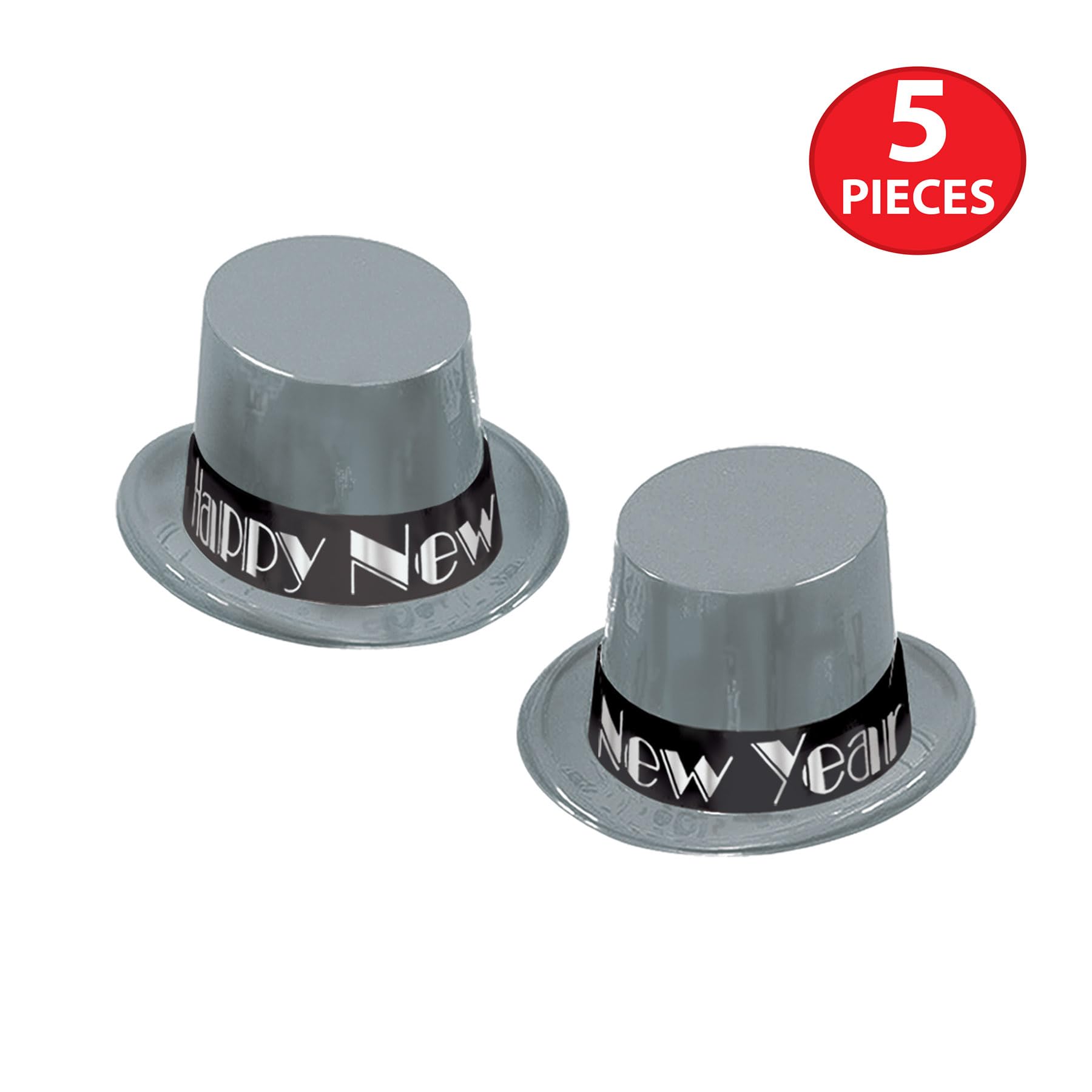 Beistle 88573-NR Simplement Silver Favors, 1 Assortiment par Paquet
