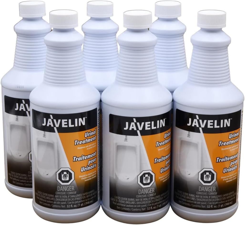 Javelin Urinal Drain Treatment 946ml (JL1010) (Pack of 6) Amazon.ca Health & Personal Care