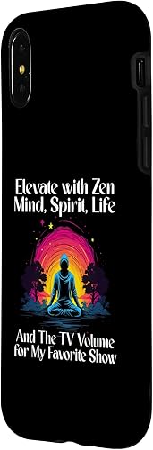 Miniatura 8 de iPhone 11 Elevate con la mente zen, el espíritu, la vida y el volumen de TV para mi funda