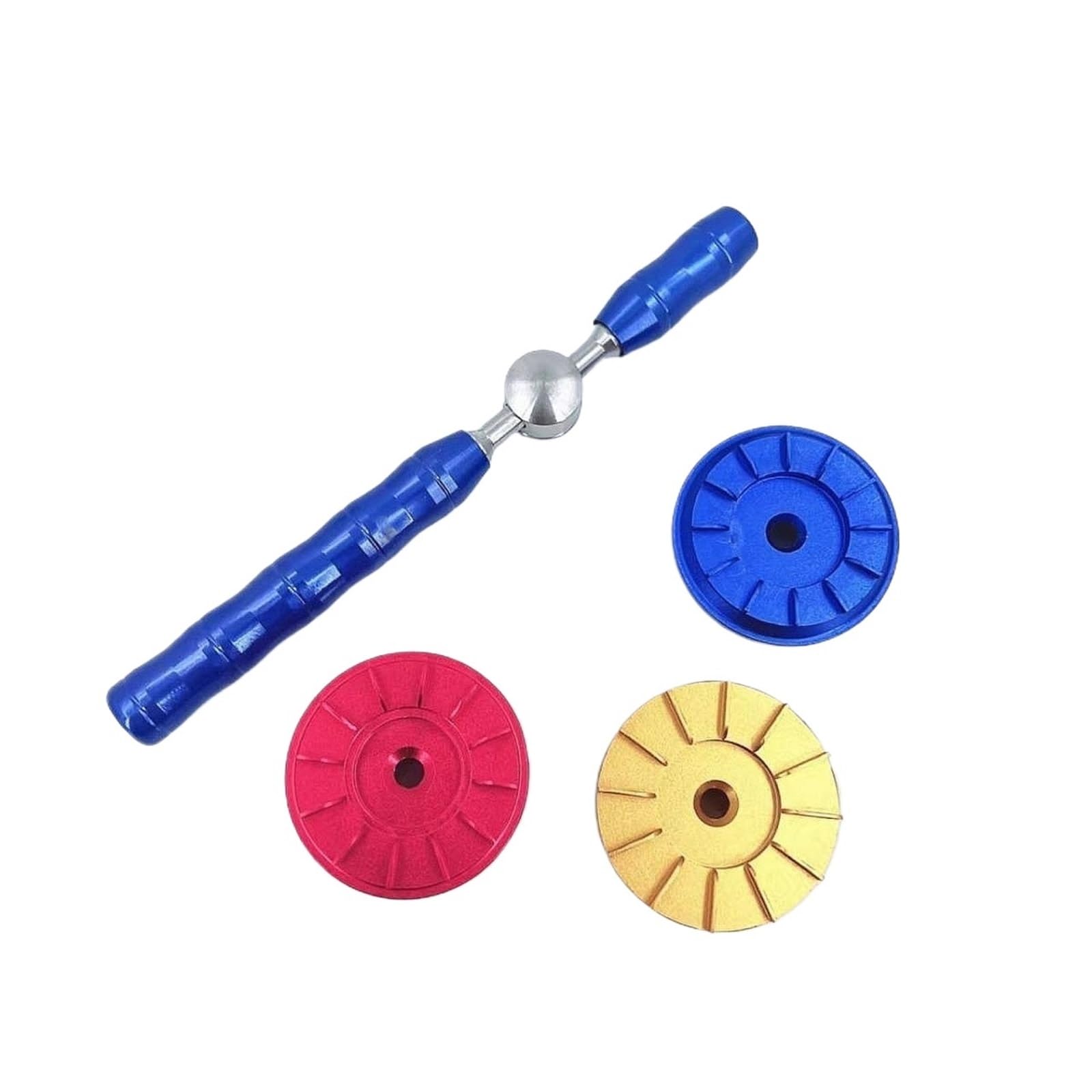 Kit de Herramientas for abridor Relojes, Cajas, Apertura con 3 Troqueles, removedor Cubierta Trasera Reloj, Herramienta reparación para Abrir Tapa Trasera de Reloj