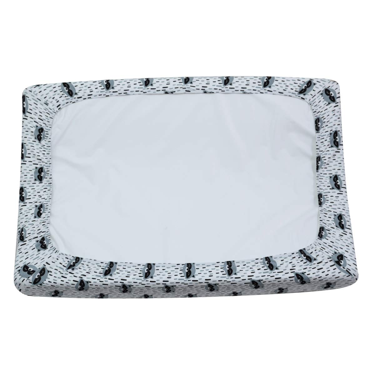 JYOKO KIDS Sábana para cambiador ajustable (RACCOON) 80 X 50 cm Algodón
