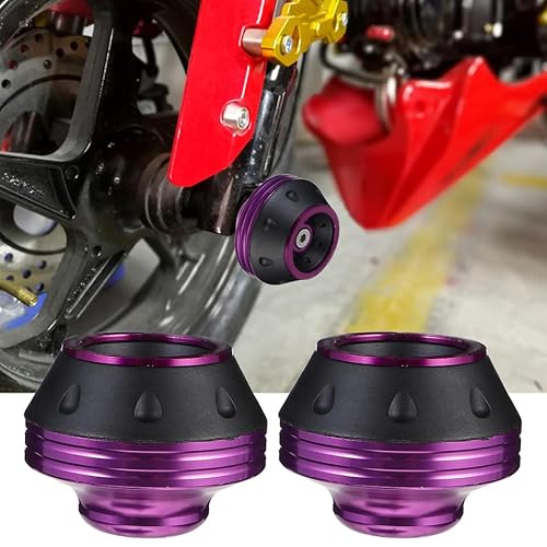 JECOMPRIS 4pièces Coupelle Antichoc De Alliage Accessoire De Modification Pour Fourche Pour Protection Des Roues Décoration Colorée Et Durable