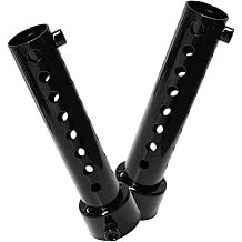 2 PCS Motorcycle Exhaust Silencers, 35 MM Motorbike Muffler Insert Heat-Resistant Baffle Silencer, Universal Removable Exhaust Baffle for Most Motor, Motorcycle Accessories Black