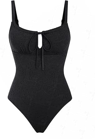 seamoly Criss Cross Backless Dalma Boyun Tek Par a Mayo Etraf nda Mavi P tikareli Kravat