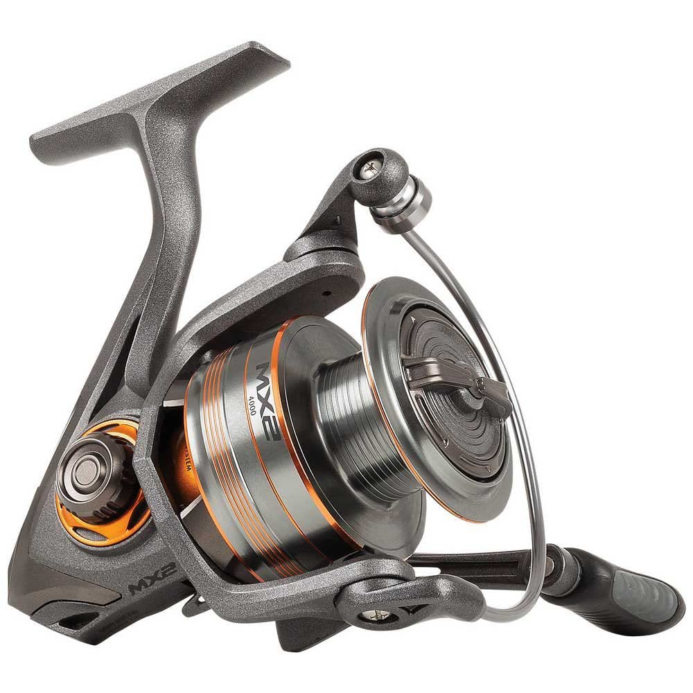 Mitchell Mulinello da Pesca Mx2, Mulinelli da Spinning, Pesca Predatori, Trote, Spigole e Lucioperca, Unisex, Nero, 3000, Trascinamento Anteriore