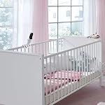 Flexible Tripod Baby Monitor Mount for Owlet Cam and Owlet Cam 2, Attach Your Baby Camera Wherever You Like Without Tools or Wall Damage - White