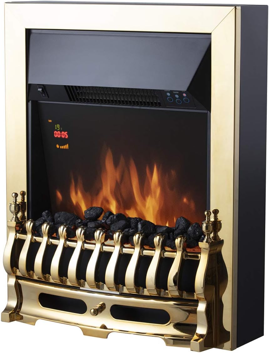 Warmlite Whitby LED Electric Freestanding Fire with Remote Control
