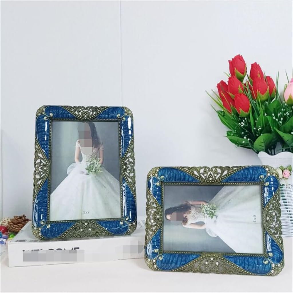 Household Retro Metal Three-dimensional Glass Frame Home Decoration