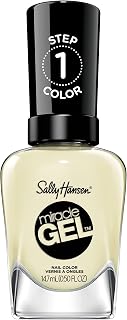 Miracle Gel Salon Quality Nail Polish | Gel-Like Formula, Two-Step System, No UV Light Needed, Long Lasting | Opaque | 765 Knitterally The Best | Sand Yellow Nail Polish
