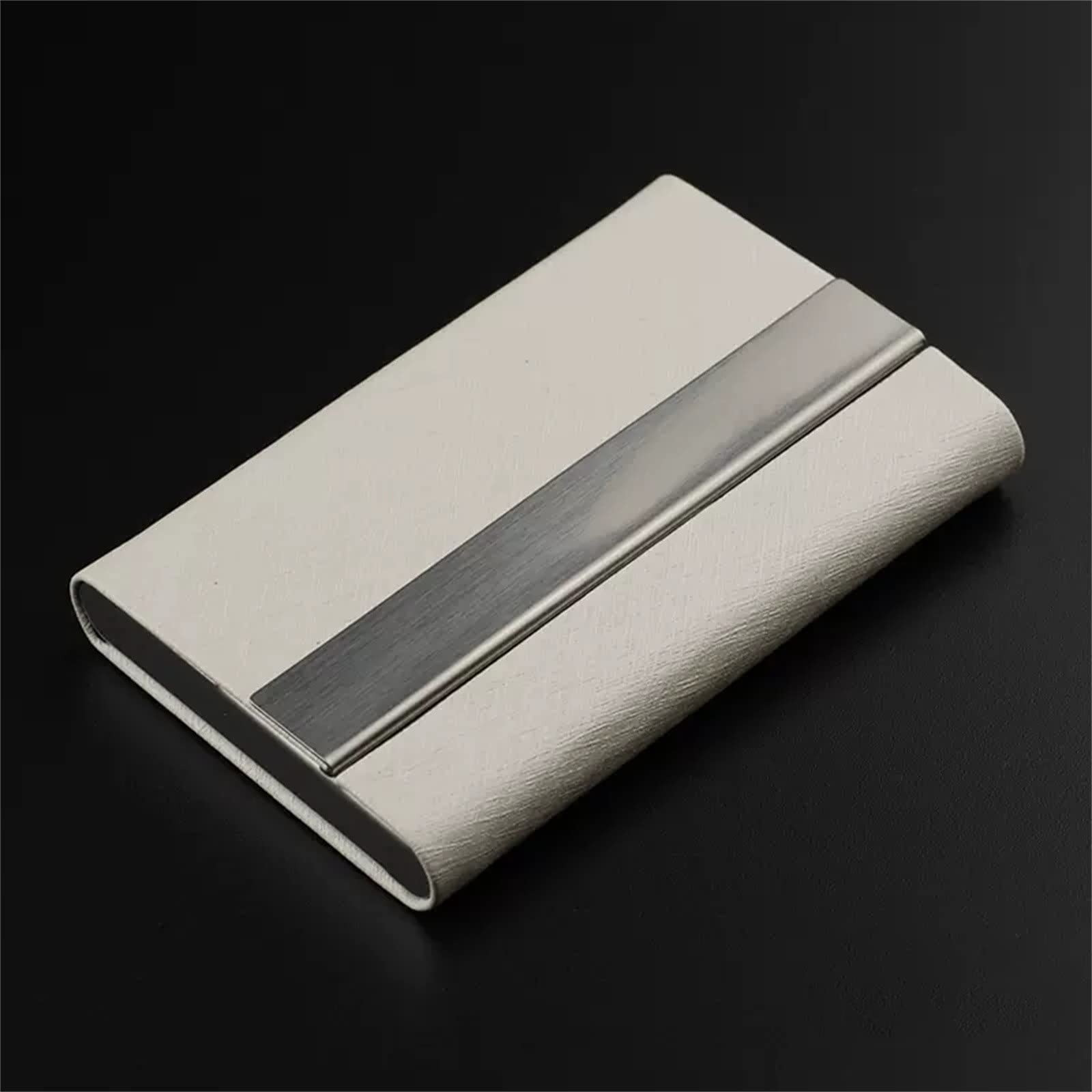 Tarjetero para Hombre Y Mujer Tarjetero for Hombre Tarjetero de Gran Capacidad for Hombre(White)