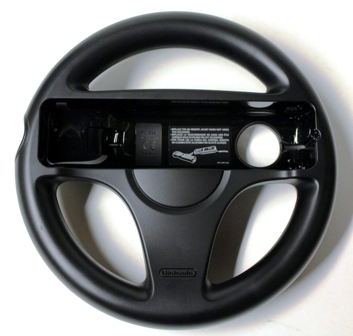 Official Nintendo Wii Wheel - Black (Renewed)