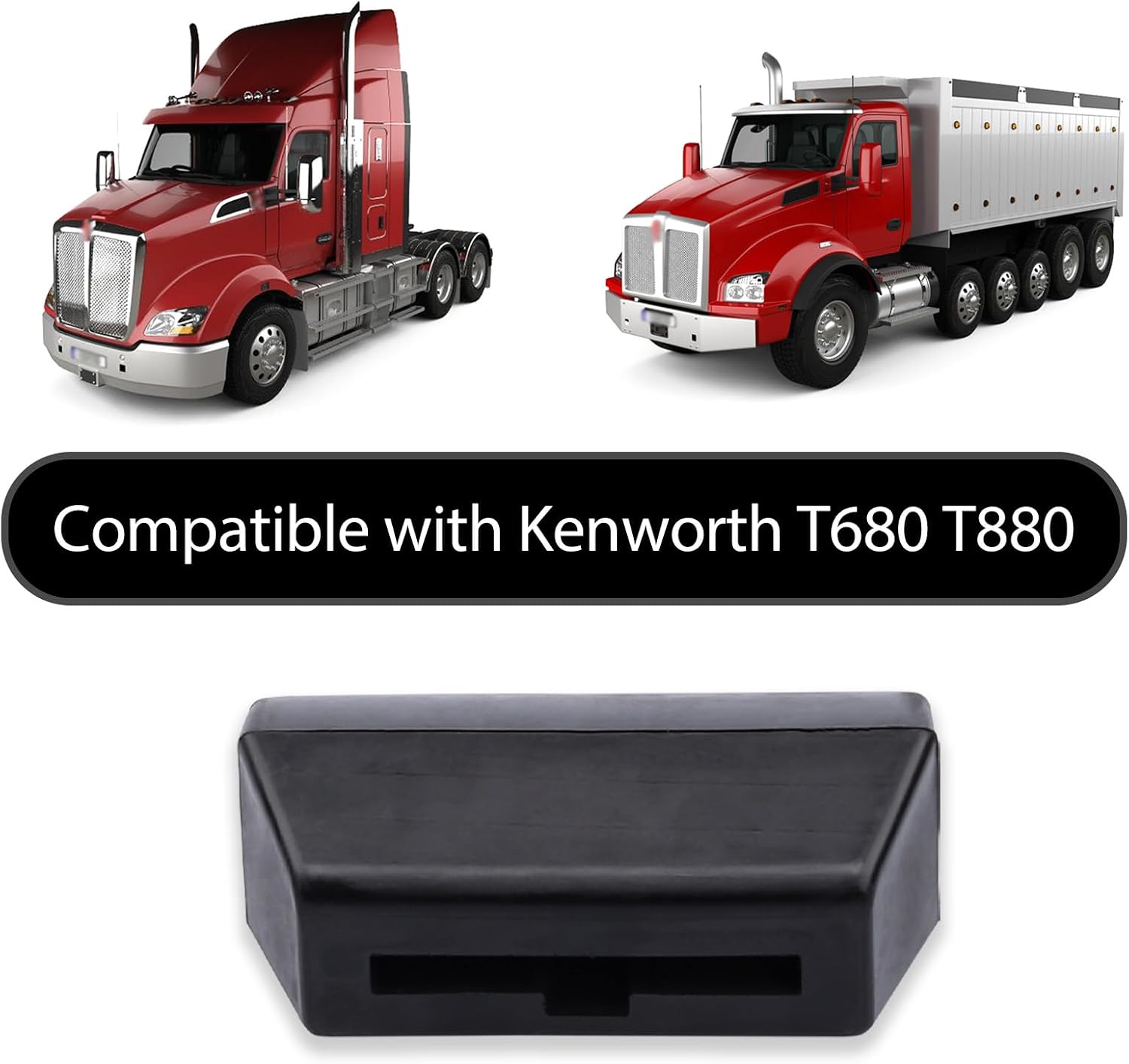 L85-6082 Hood Latch Bumper Support Compatible with Peterbilt 579 Kenworth T680 T880 Replace M75682 L856082 Driver or Passenger Side