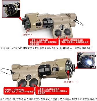 Amazon.co.jp: WADSN 「MAWL-C1+ 」多機能LEDライト【フル機能&2