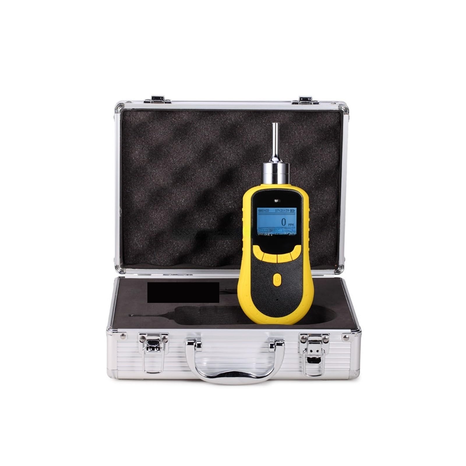 Detector de Gas, Coche Vehículo Aeronave NO2 Dióxido de nitrógeno Detector de Gas Alarma Vehículos Policía Pilotos Pequeño(NO2(0-100ppm))