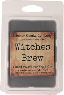 Witches Brew Scented Soy Wax Melt, Non Toxic Wax, Highly Scented Wax, Handmade in The USA, 6 Cube Melt, Natural Soy Wax, Long Lasting Scent