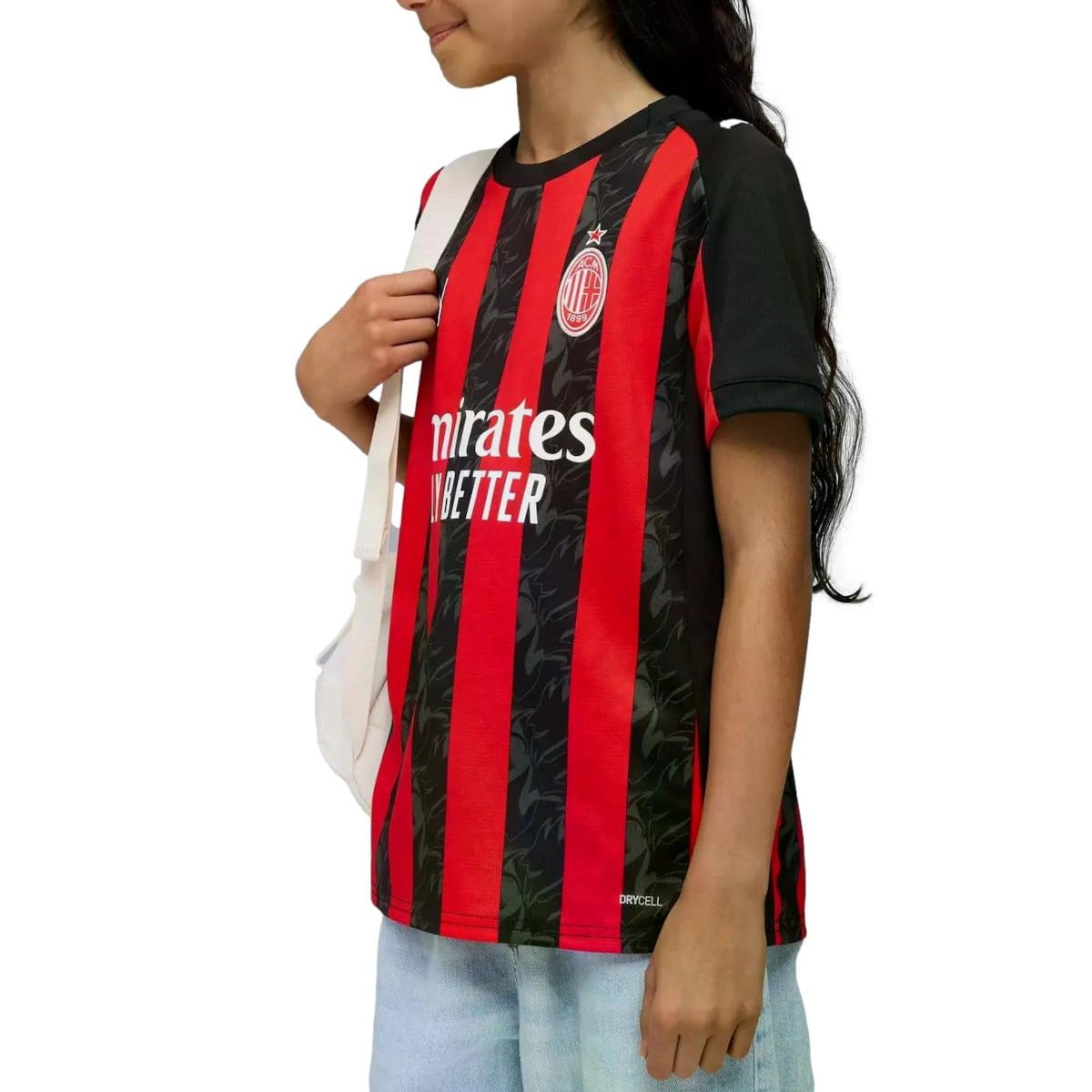 A.C. Milan Gara Home, sezon 2025/2026, koszulka piłkarska, oficjalny produkt, dziecko, 12 lat