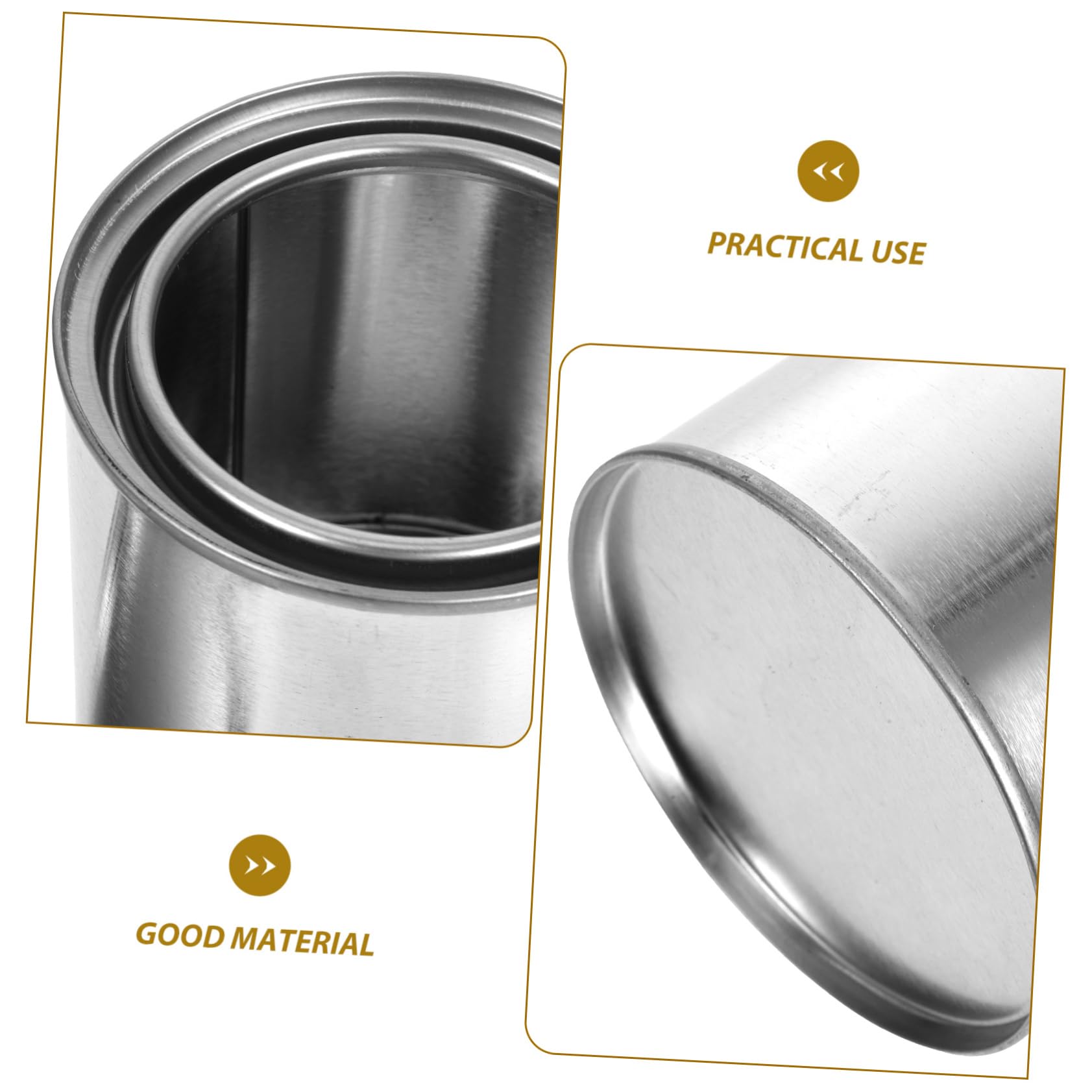 Latas De Metal Vacías Tapa Segura Contenedores De Pintura para Almacenar Pintura Sobrante