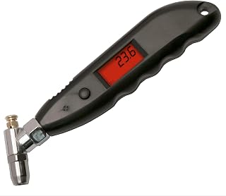 Myers Tire Supply Digital Heavy Duty Tire Pressure Gauge with Bleed Valve - Accurate +/-0.5 PSI, 2-150 PSI, Backlit LCD