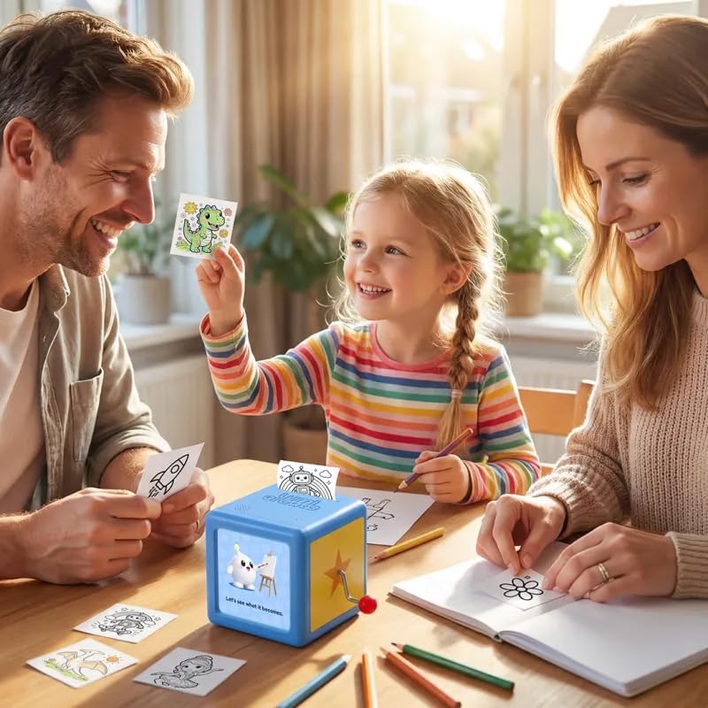 Image of Lumi AI Sticker Printer, Portable Inkless Thermal Sticker Maker Machine, Voice-Powered Mini Printer with HD Display, Custom Sticker Creator for Journaling, DIY Crafts, Notes & Creative Design