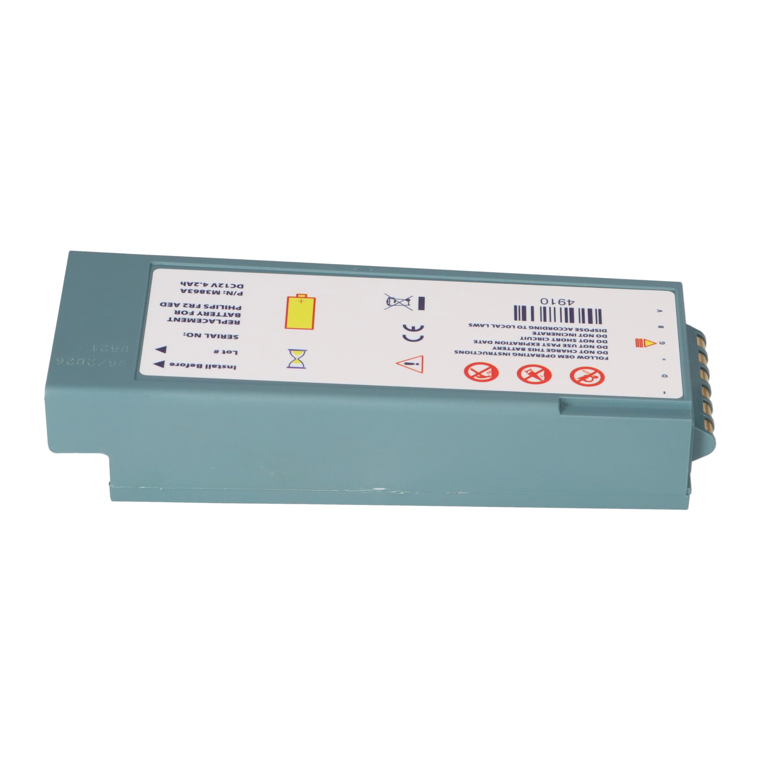 Bateria pasująca do defibrylatora Laerdal/Philips HeartStart FR2 - 12 V 4,2 Ah