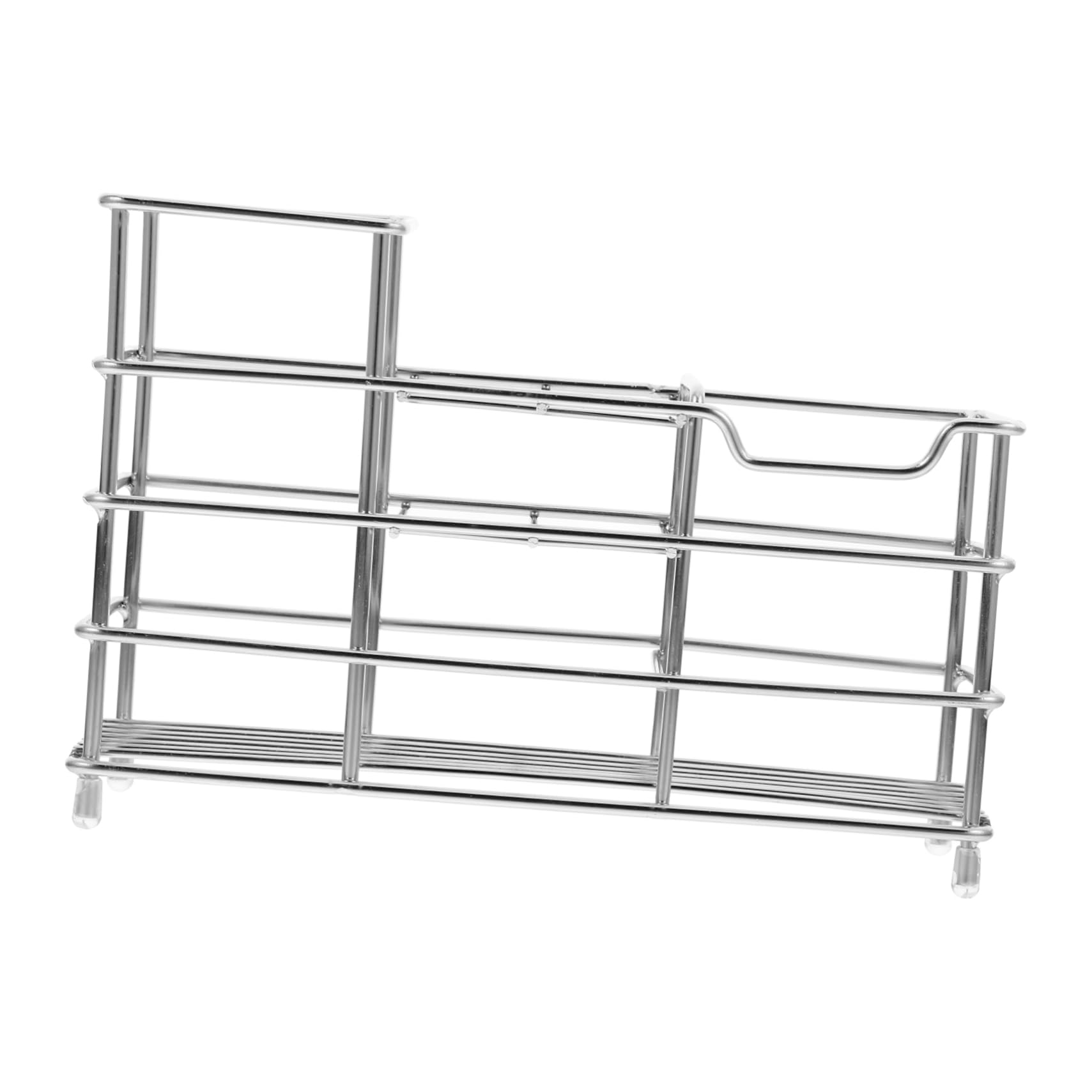 Cabilock Escurridor De Cepillos De Esterilizado 3 Unidades Soporte para Cepillos De Accesorios De Baño Estante De Acero Al Carbono.