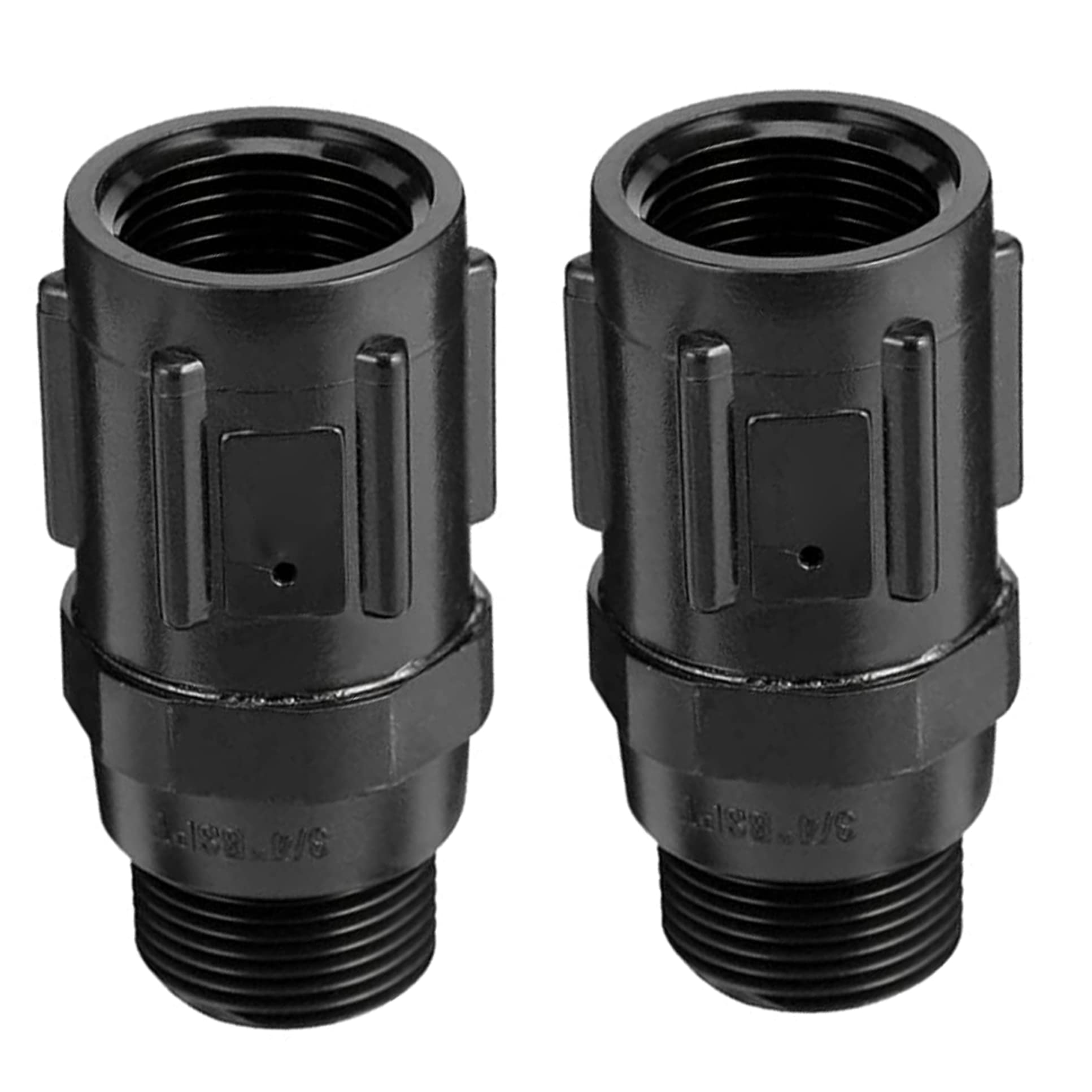 Licsaliwe Irrigation Kit, 2PCS 15PSI Drip System Regulator - 3/4 Inch Pressure Reducer for Garden Watering