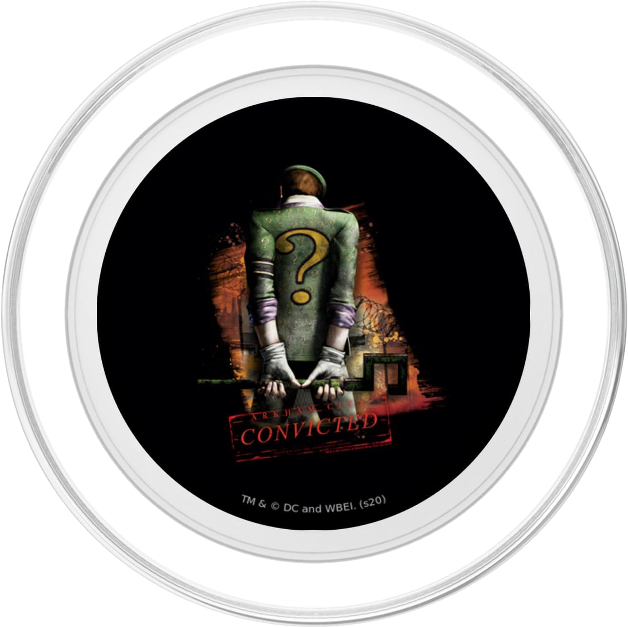 Batman: Arkham City Riddler Convicted PopSockets MagSafe PopGrip for iPhone