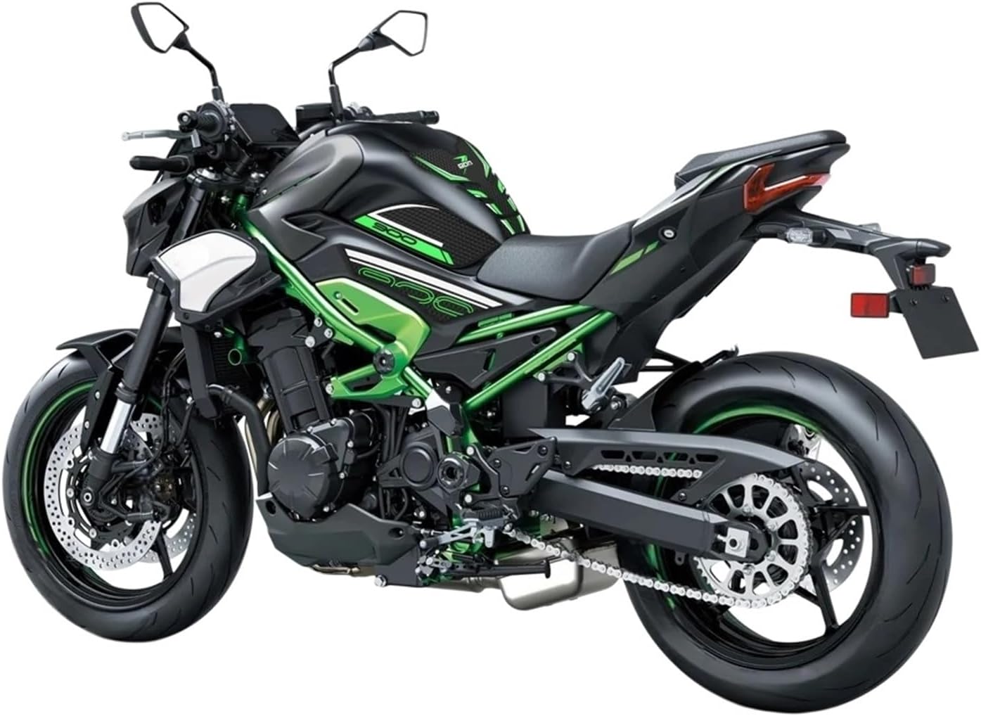 Motorcycle Tank Sticker Motorcycle Accessories Side Fuel Tank Pad Rubber Sticker Decal Knee Traction Protection for Z900SE Z900 2025.