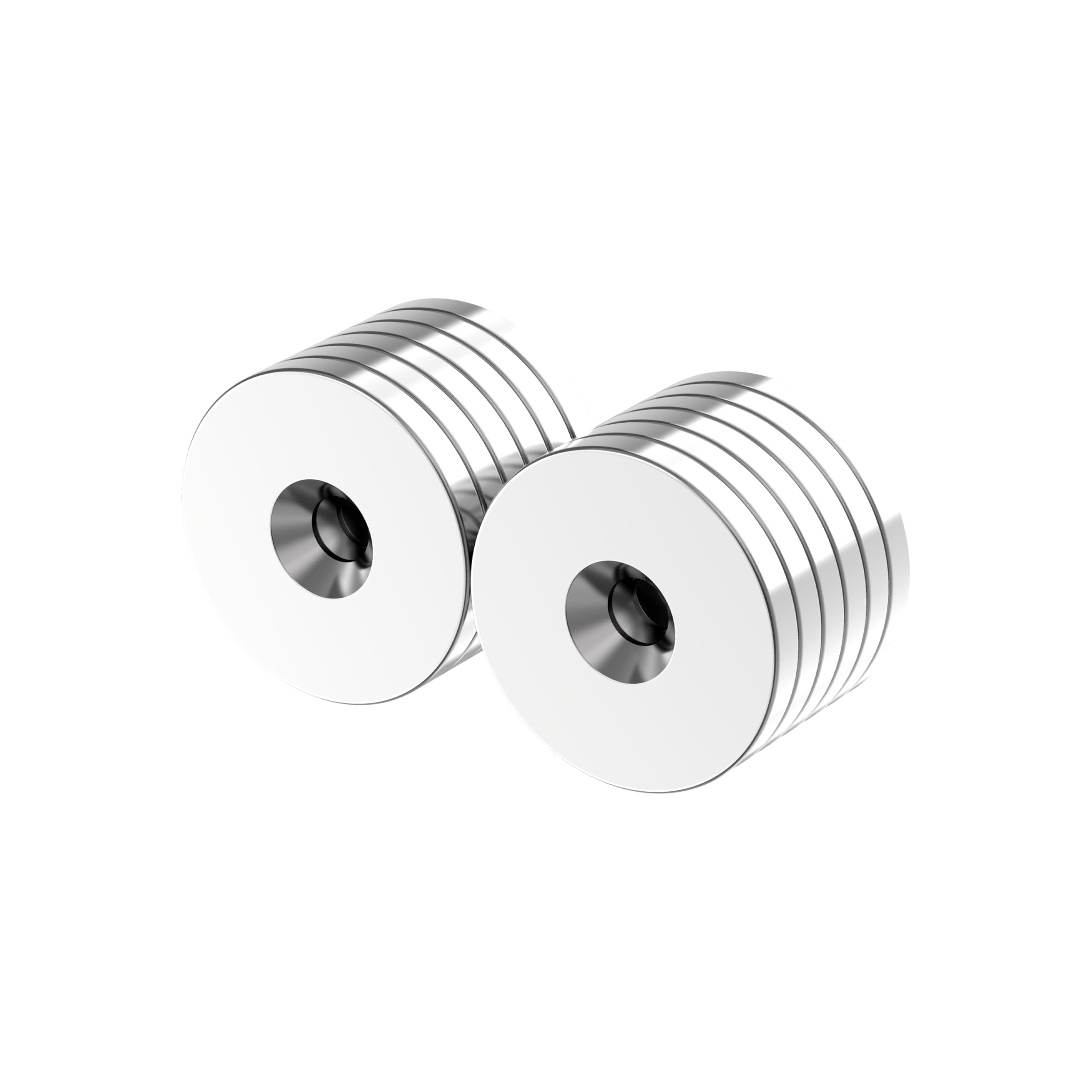 N52-18x3mm - 20 Pack, Very Powerful Rare Earth Magnets, Silver Super Strong Neodymium Disc Magnets for Fridge, DIY, Building, Scientific, Craft, Office,Heavy Duty Round Mighty Magnet — Amazon image 13