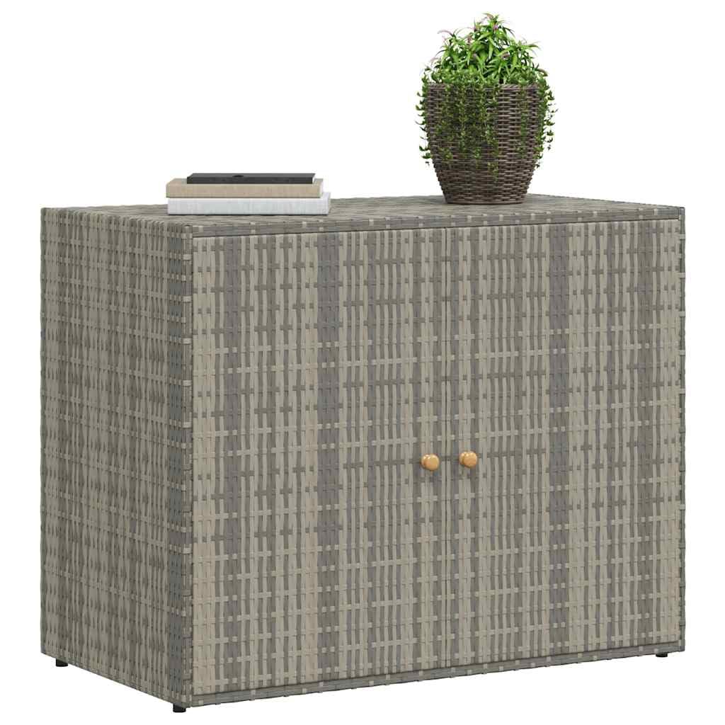 Générique Armoire de Rangement Jardin Gris 100x55,5x80 cm Résine tressée,Meubles, Armoires & Meubles de Rangement, Casiers & armoires de Rangement, Gris (Poids 11.2KG)