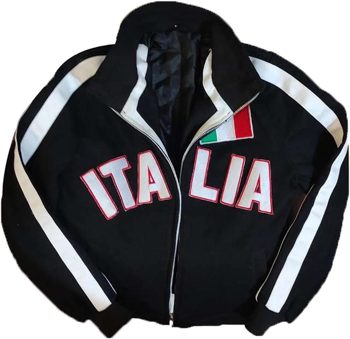 Fashion Hyped Italians Italia Track Jacket - Mens Black Italian