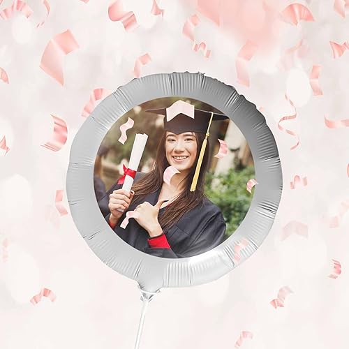 Miniatura 4 de Globo personalizado con cara, fotos personalizadas, globos de feliz cumpleaños, globos con nombre personalizado para regalos de fiesta de aniversario