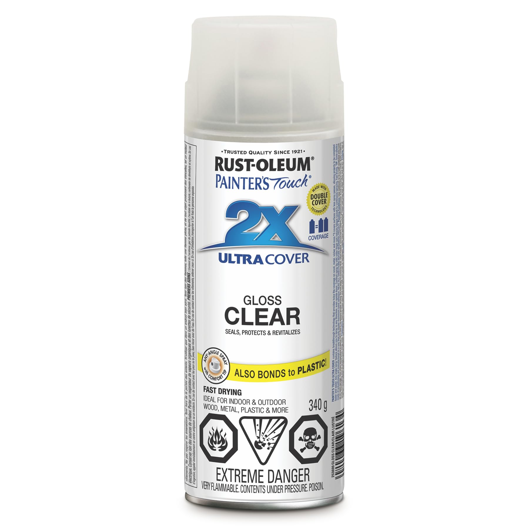 Rust-Oleum 253699 Painter's Touch 2X Ultra Cover Gloss Clear 340G image 7