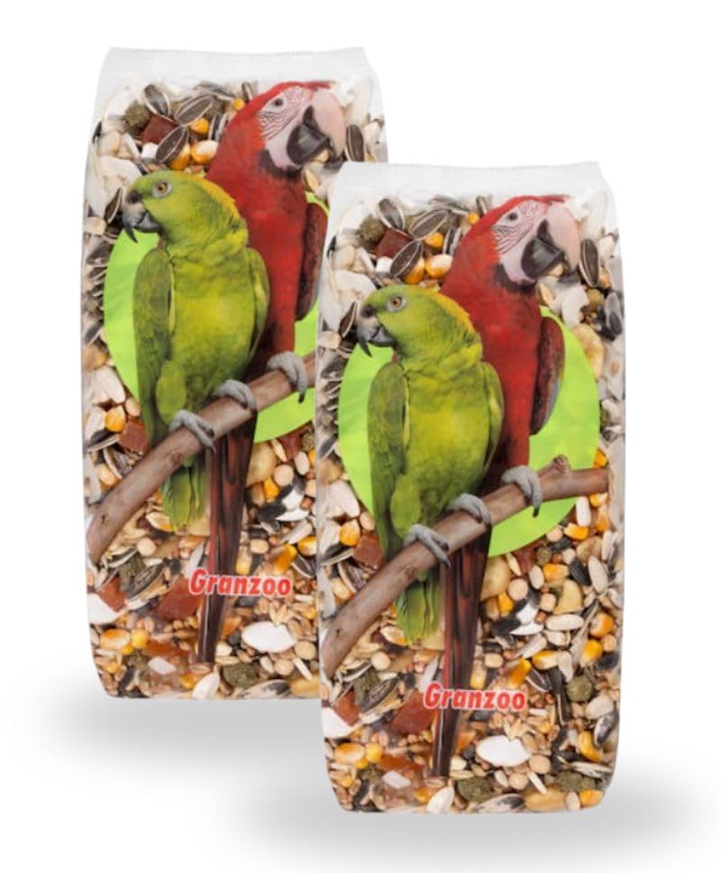 Granzoo Alimento Completo para Loros y Cotorras, 2 x 700 g