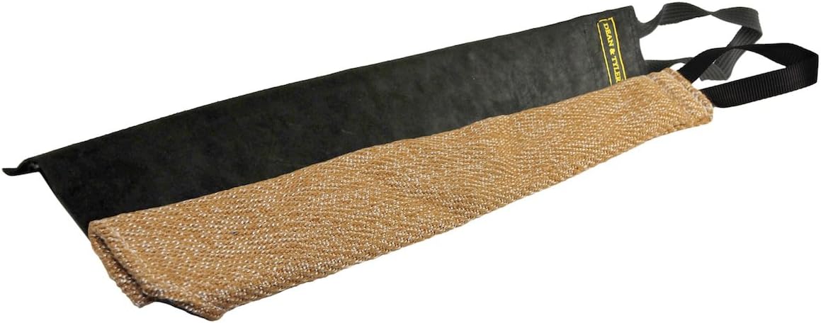 Dean & Tyler Bundle of 2 Bite Rags for Pets, Jute and Leather, 24-Inch