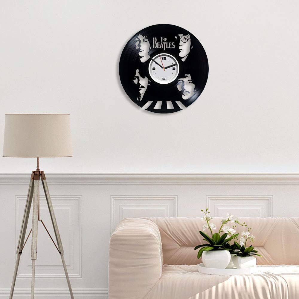 Beatles Vinyl Record Wall Clock 12 Inch Music Gift Idea