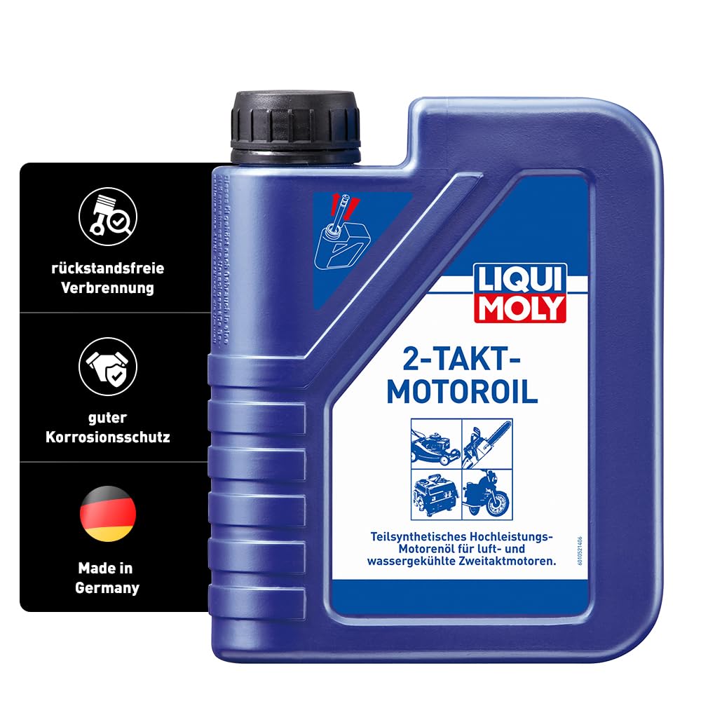 LIQUI MOLY 2-Takt-Motoroil | 1 L | 2-Takt-Öl | Art.-Nr.: 1052, farblos
