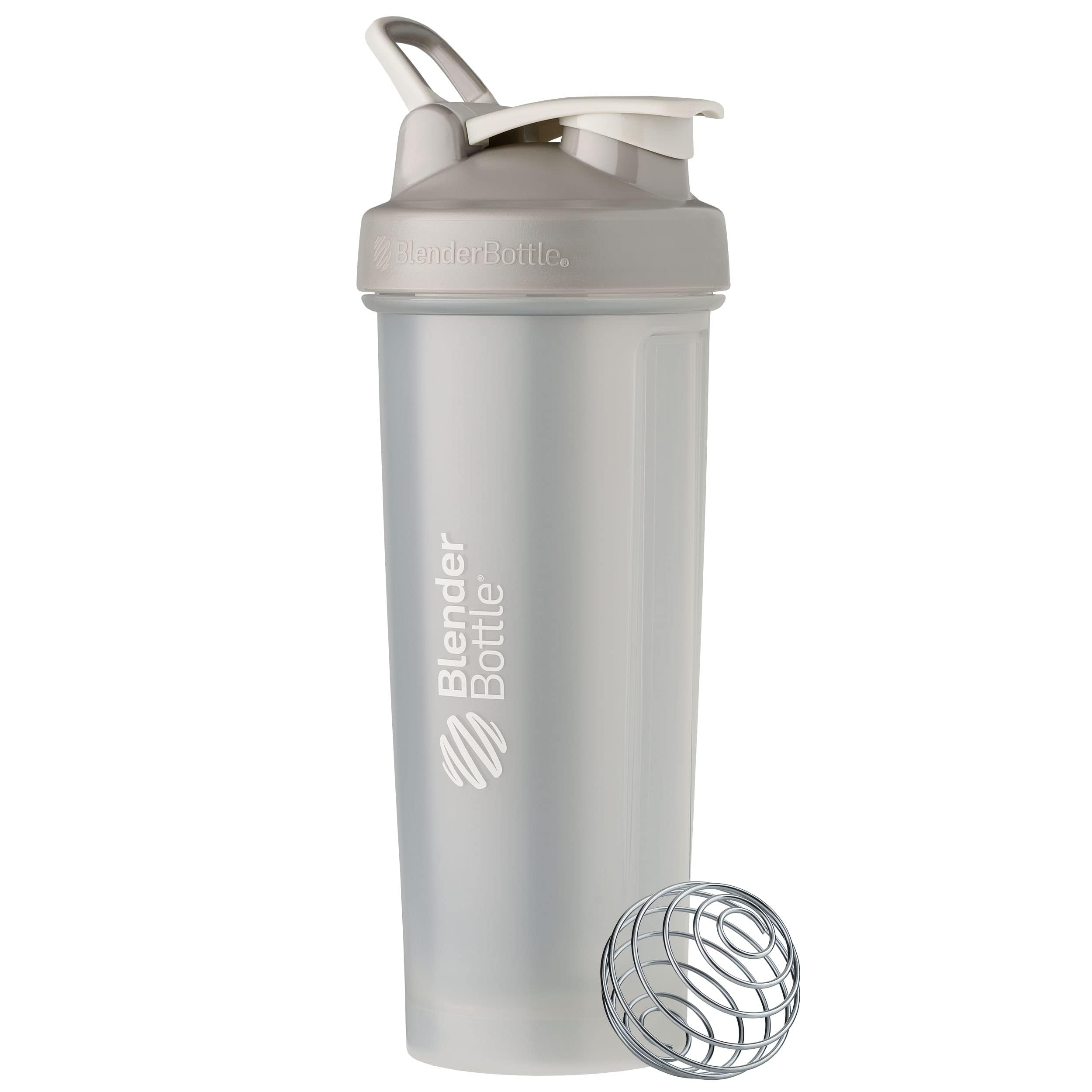BlenderBottle Classic V2 Shaker Bottle Perfect for Protein Shakes and Pre Workout, 32-Ounce, Pebble Grey
