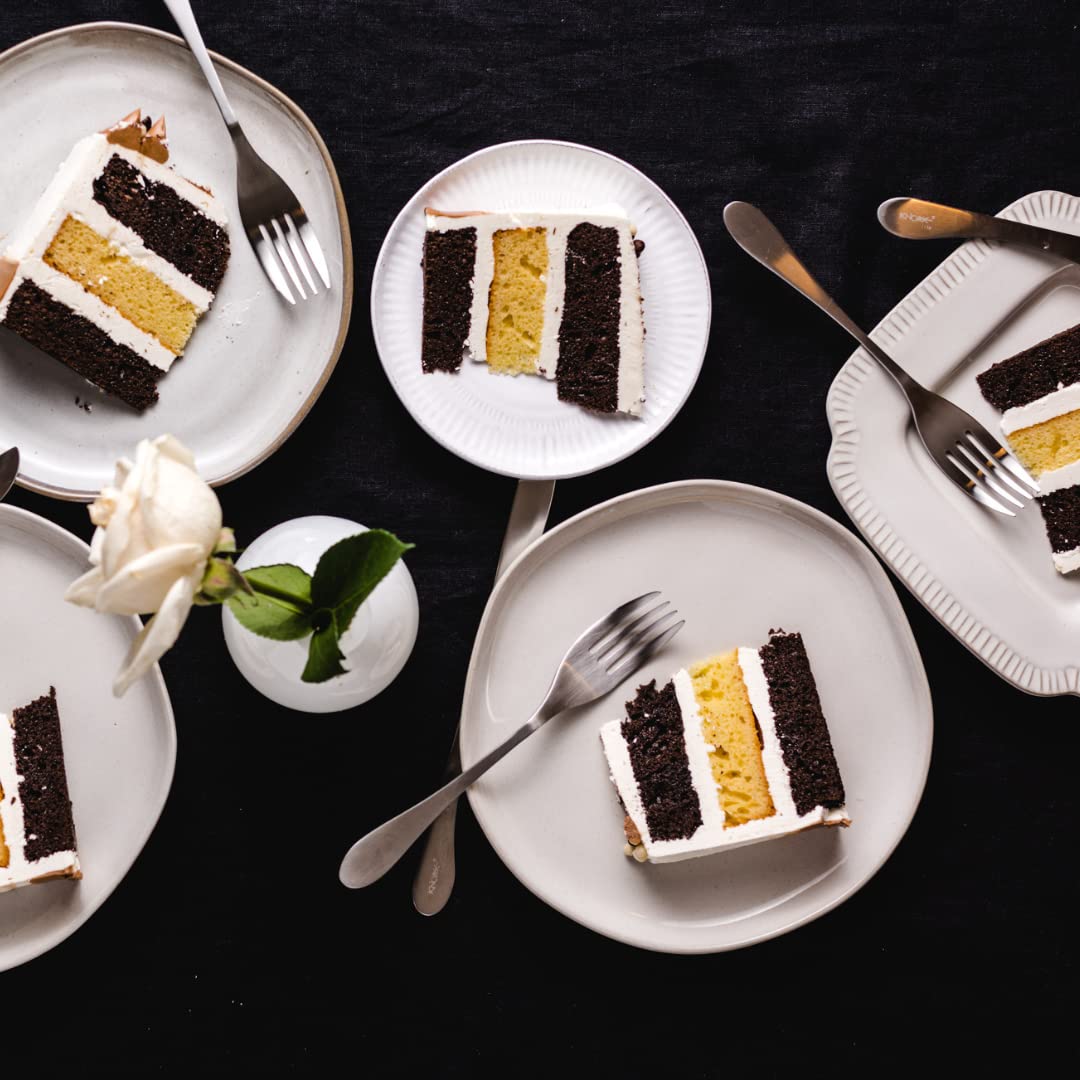 Knork Lite Salad Fork, Stainless Steel, Matte, 4 piece Set