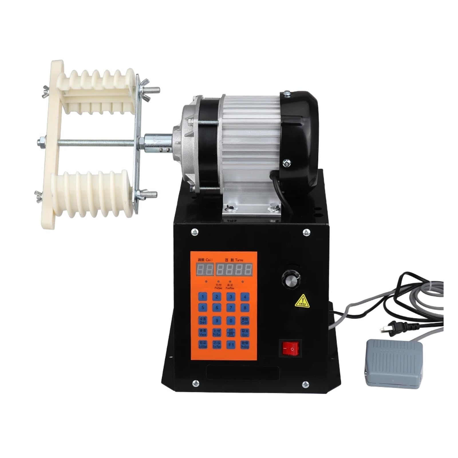 JVDDI Fully Automatic Coil CNC Winder Table Fan Electric Motor Winding Machine Counter Enameled Wire 350W 500W(360w)