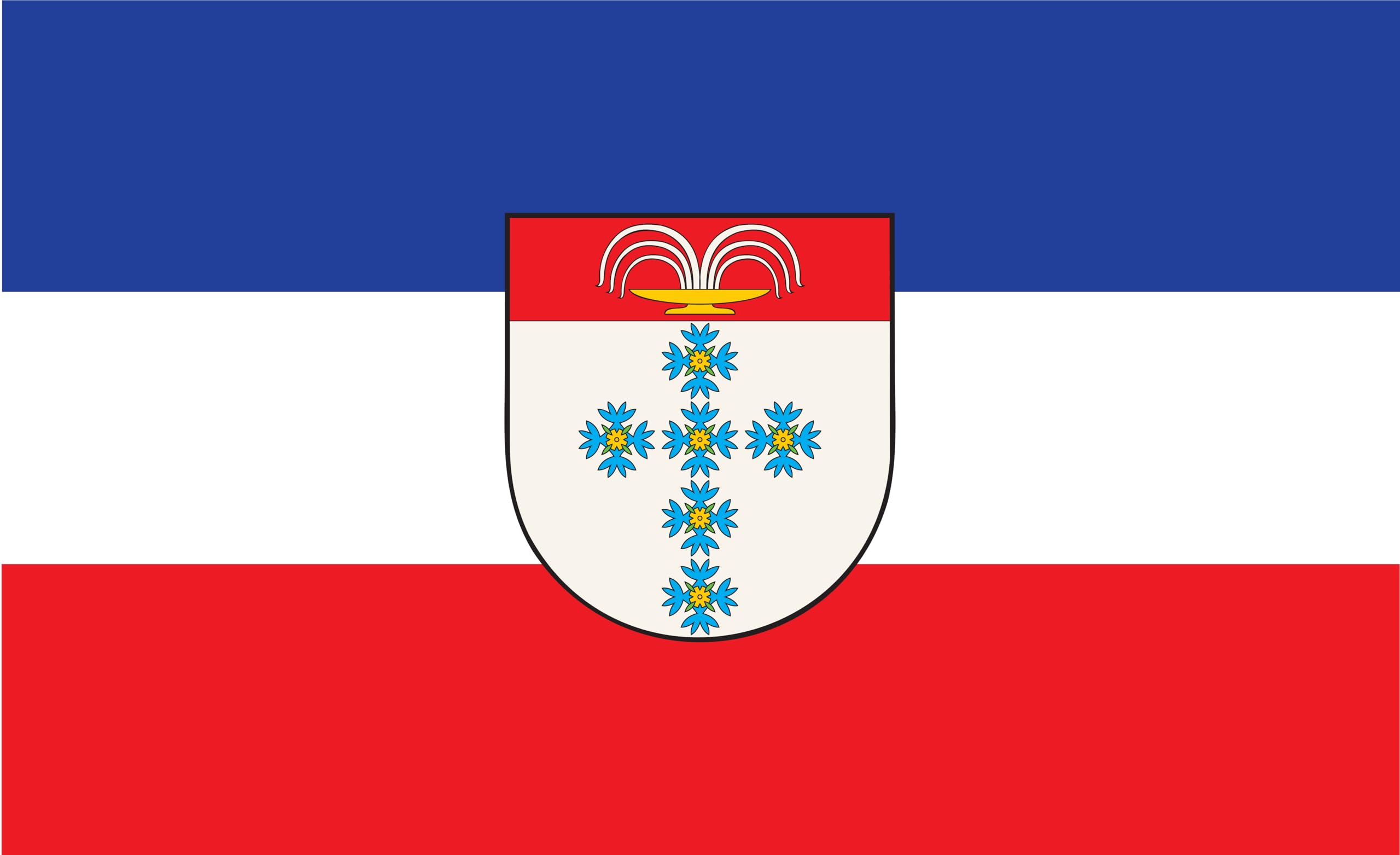 Drapeau marin du Schleswig-Holstein Bornhöved 250x150cm pour bateau