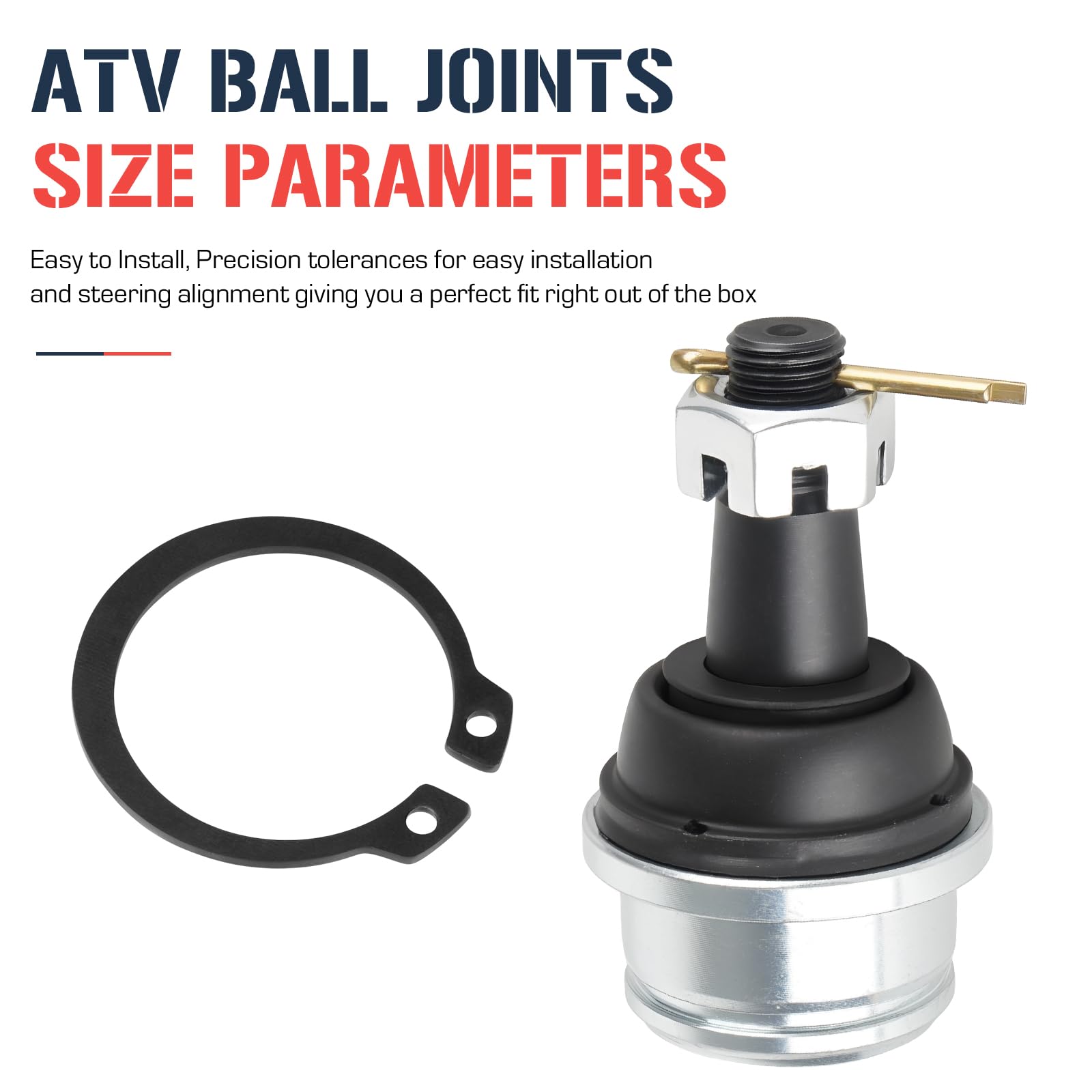 ケー　0606 ISEYEC Upper and Lower Front Ball Joint for Kawasaki kfx450R