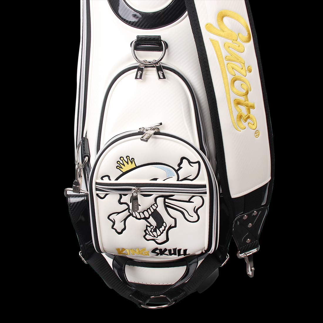 Amazon | GUIOTE Golf キャディバッグ Golf caddie bag PUレザー刺繍