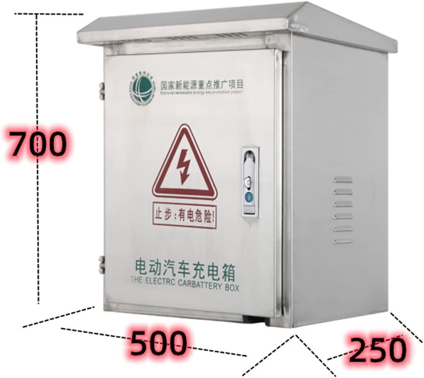 Cajas de empalmes eléctrica Caja For Equipos Electrónicos For Exteriores, Caja De Conexiones Eléctricas De Acero Inoxidable Resistente A La Intemperie, Cajas De Control, Montadas En La Pared (Size :