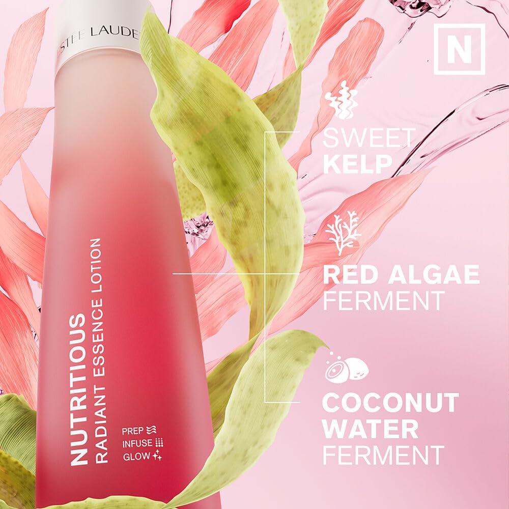 Estée Lauder Nutritious Radiant Essence Treatment Lotion Toner with Niacinamide | Pore Minimizing Skin Essence, 6.7 Fl Oz - Image 3
